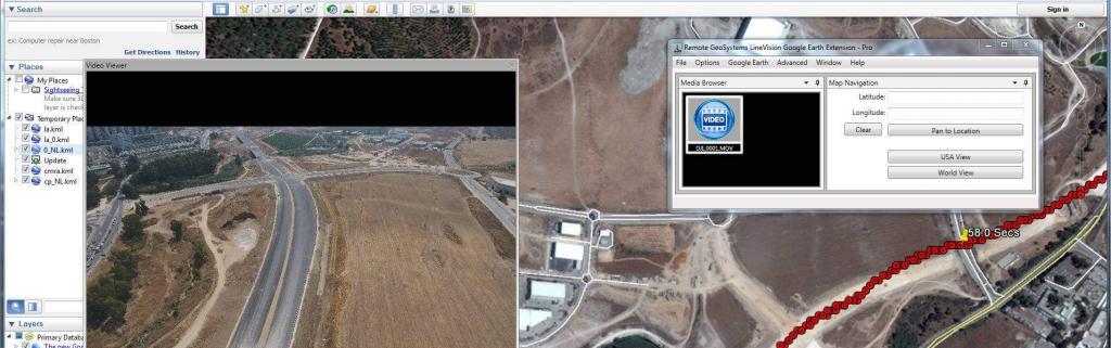 Press Release Banner Image - ALL NEW LineVision Google Earth Extension