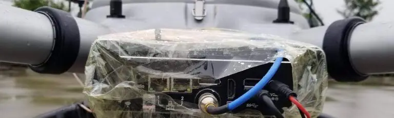 Press Release Banner Image - geoDVR Mini FMV Recorder on Xian Artel Multi-Rotor BVLOS Drone