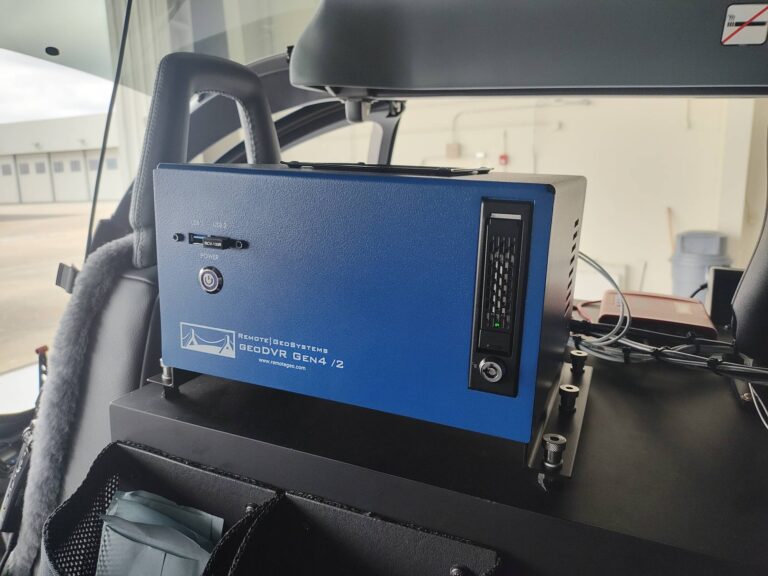 geoDVR Gen4 /2 geospatial full motion video recorder front view.